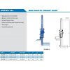 Accud Dijital Mini Yükseklik Mihengiri 200mm | 183-008-11