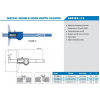 Accud Dijital Çift Kancalı Derinlik Kumpası 150mm | 174-006-11