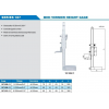 ACCUD Mini Mekanik Yükseklik Mihengiri 300mm | 187-010-11