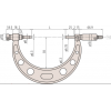 Mitutoyo Değiştirilebilir Uçlu Dış Çap Mikrometresi 0-150 mm | 104-135A