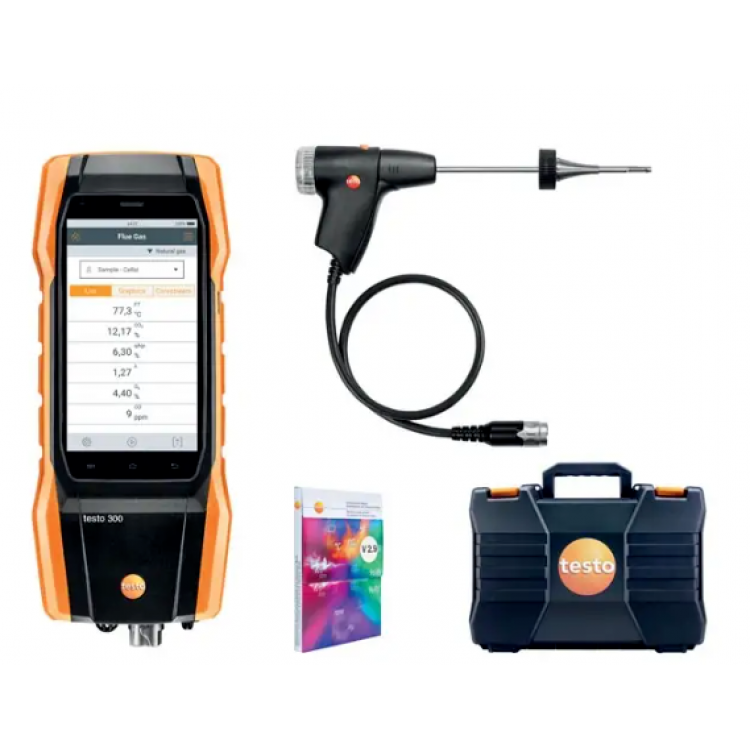 Testo Baca Gazı Analiz Cihazı (Yazıcılı Set) 15000 PPM  | Testo 300 LL